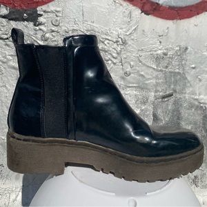 Zara lug sole boots